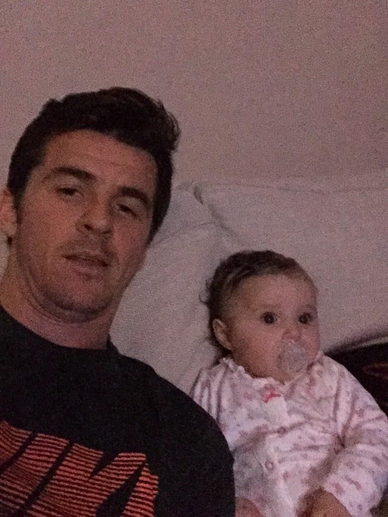 Joey7Barton's tweet photo. Start them young. Male or female. No xfactor or any of that crap. Just footy! 😄👍 http://t.co/D7tCZypxyZ