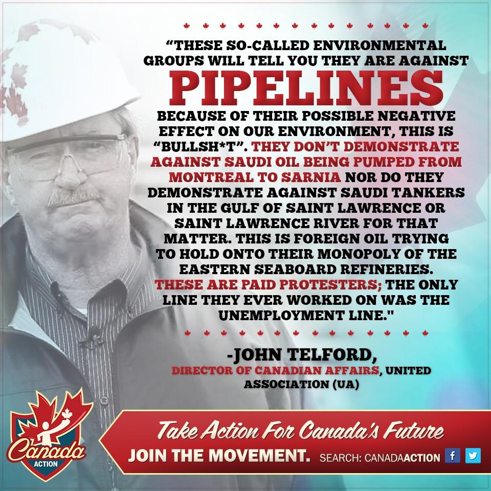 codyincalgary's tweet photo. For 40 years Canada imported 100 million barrels of oil/year &amp; those attacking #EnergyEast were silent. #cdnpoli http://t.co/RjV7iseKbU