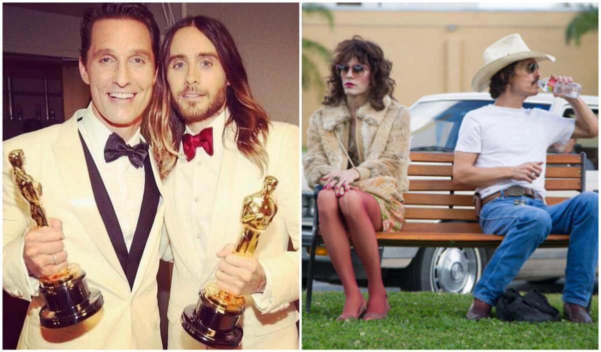 Lestat_7_11_176's tweet photo. . @JaredLeto &amp; @McConaughey 

#FlashBack #GoldenGlobes #Oscars http://t.co/Mhgcwq5uHU