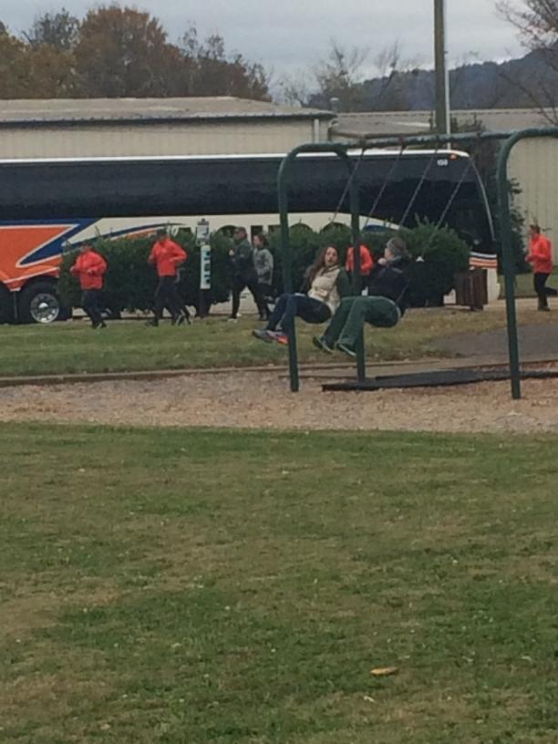 CoachCoyne's tweet photo. Coach Razz and I while @CanesRowing enjoys a team run! #raceready http://t.co/X52r2MstsM