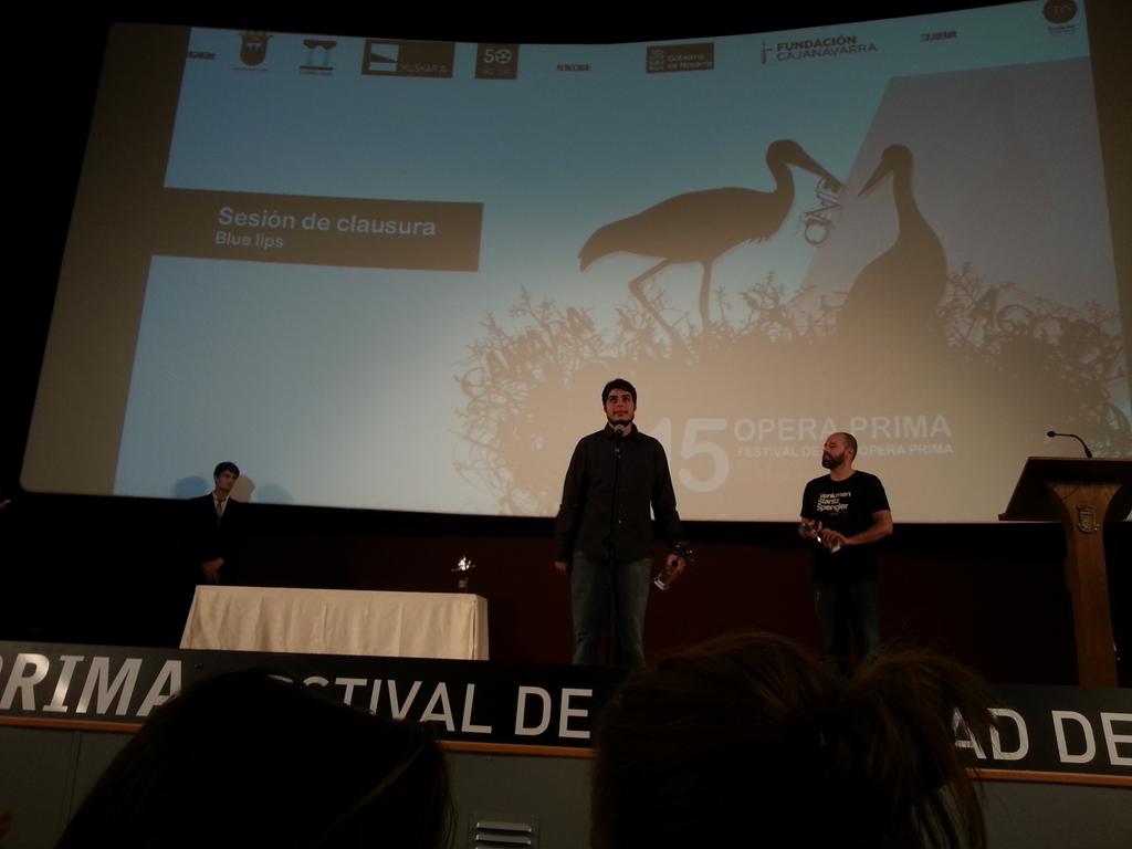 <a href="/davidsainz/">David Sainz</a> recoge el premio especial jurado a mejor dirección x <a href="/Obra67/">Obra 67</a> en Festival Opera Prima de Tudela! Gracias!