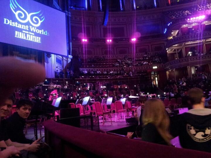 This is happening right now. 
Final fantasy distant worlds at the royal albert hall.
Happy birthday 