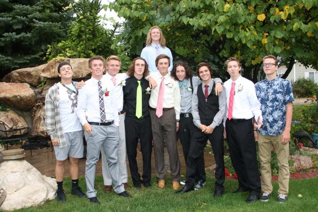 Through thick and thin, these boys have hung together and held each other up. Look at us now.