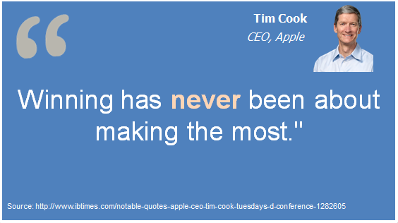 Happy Birthday, Tim Cook. Quotes like yours keep us going. 
