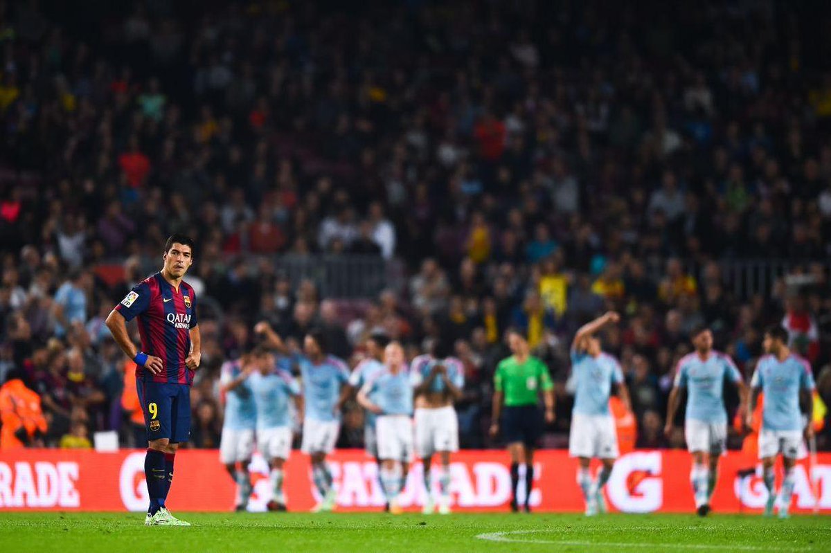 MailSport's tweet photo. Two starts for Luis Suarez. Two defeats for Barcelona http://t.co/Vj0QNGS3Fo http://t.co/s3dx0BMX5a