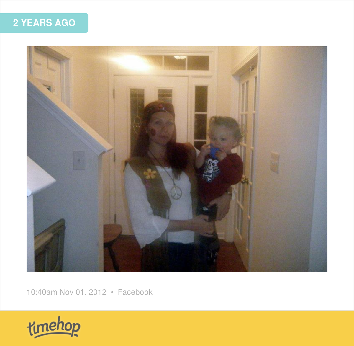 Same costume as this year lol with my lil baby beastie :-) timehop.com/c/ftp:38719212…