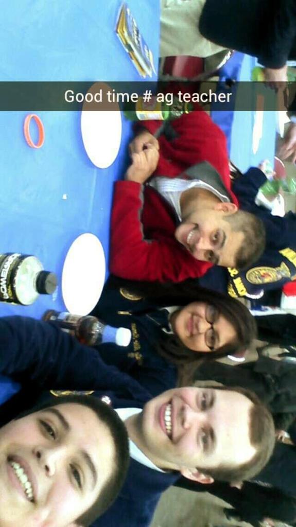 lanier_ffa's tweet photo. Selfie with the best ag teacher ever http://t.co/W9nRhEqebT