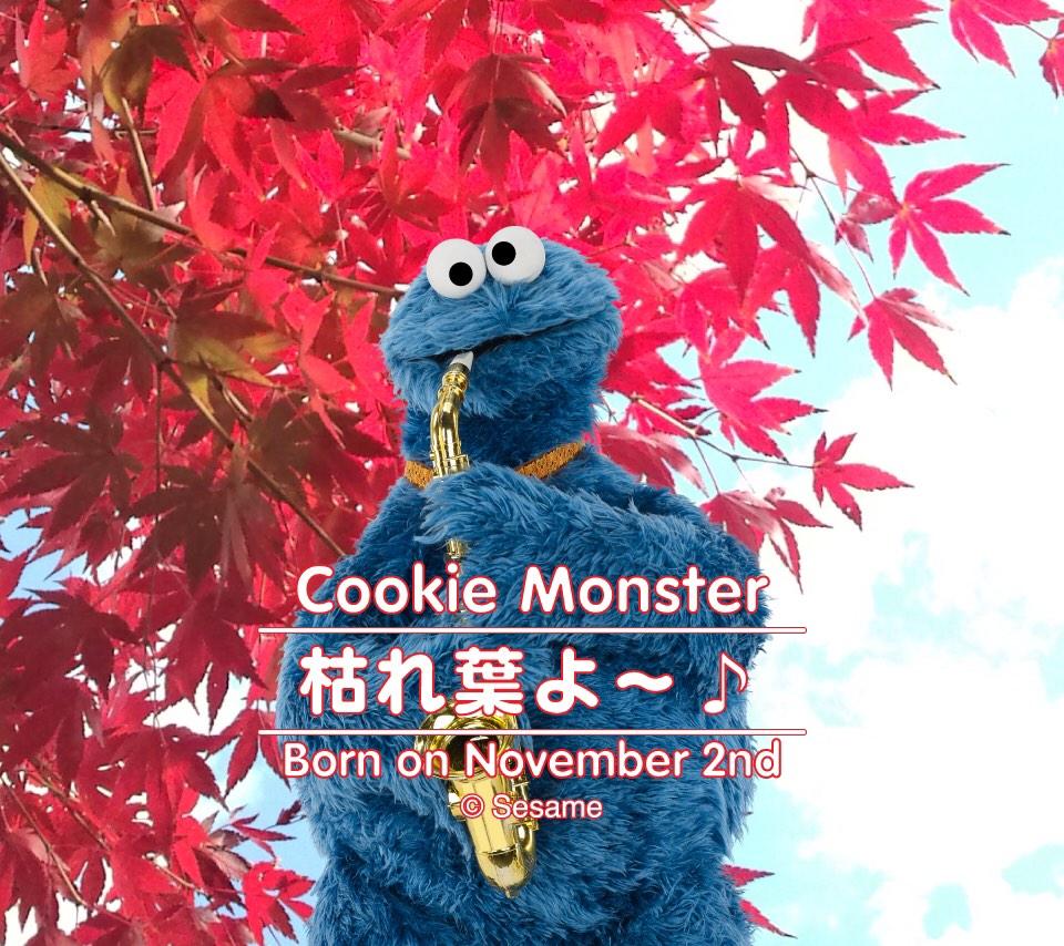 セサミストリート公式 11月2日 今日はクッキーモンスターの誕生日 ハッピー バースデイ クッキー スマホ用壁紙はこちら Http T Co T1b6ymyzew