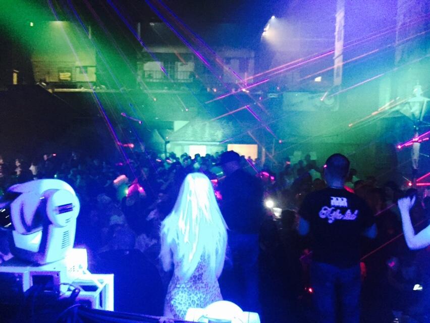 The dj box view! #twiceasniceuk  21st Birthday party #dickensworld #chatham #themarina #kent