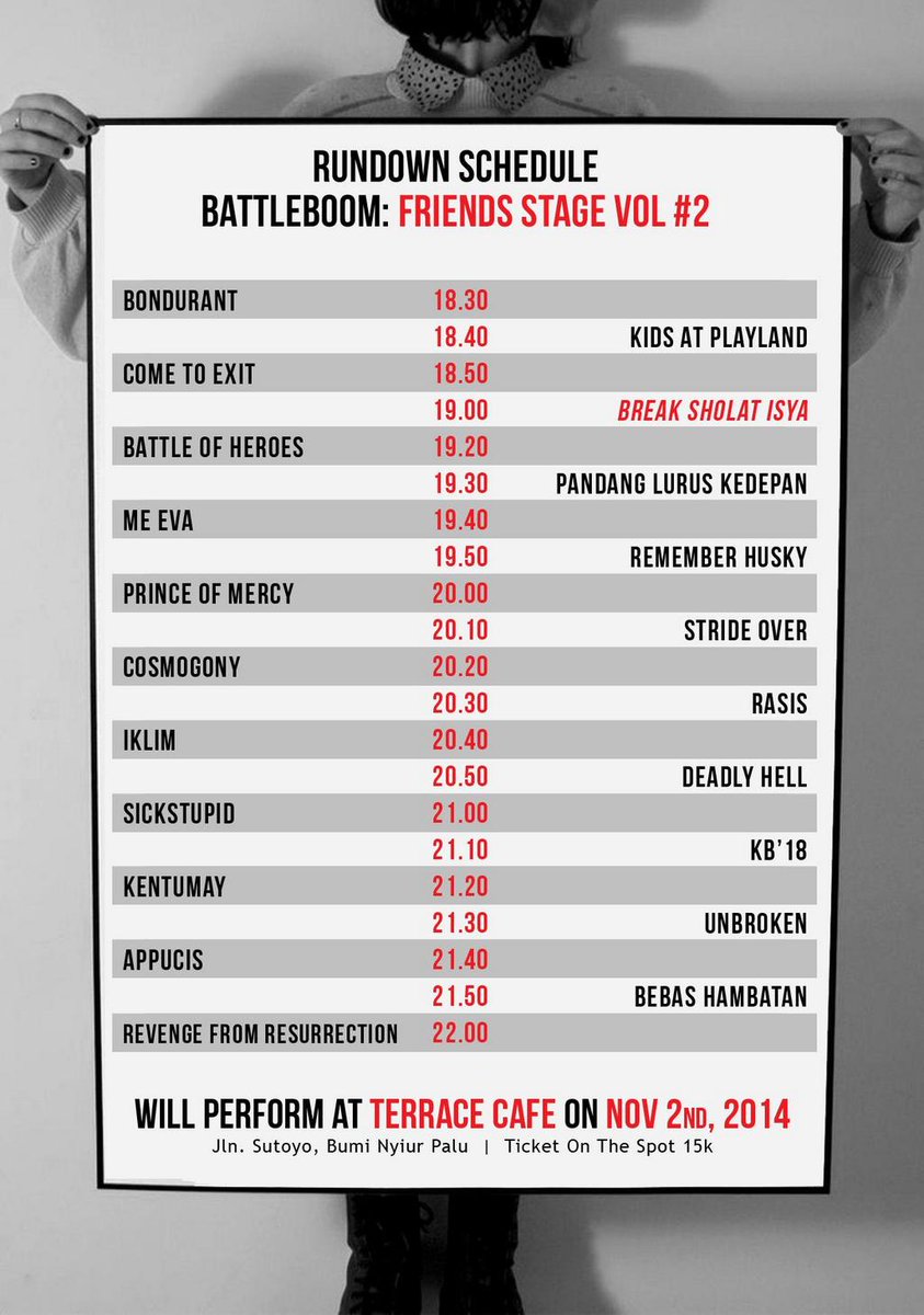 Present #FRIENDSSTAGE VOL#2 | Live ! <a href="/Strideover_ec/">STRIDEOVER</a>  | Terrace CafeJl. Bumi Nyiur Palu | 2Nov'14 | HTM 15K
