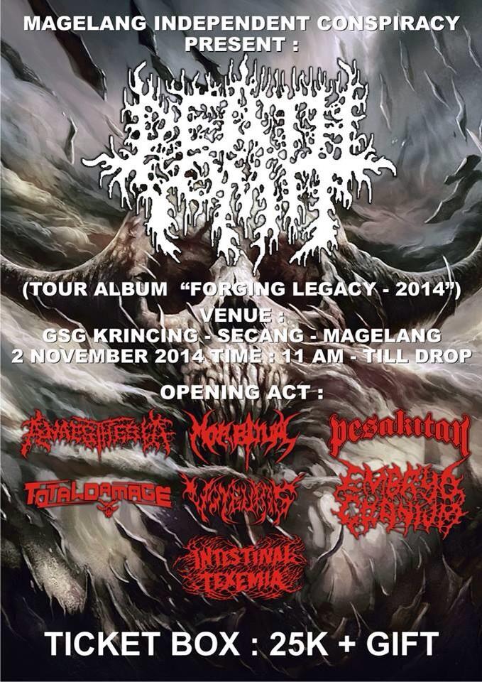 Hari ini kami melanjutkan promo album di GSG Krincing - Secang, Magelang. HTM 25K.