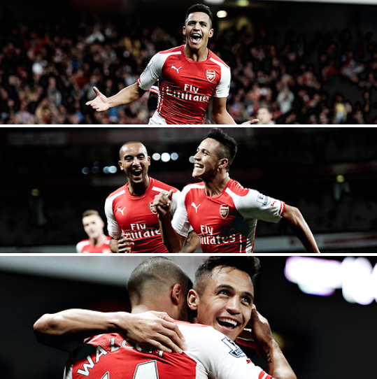 ArsenalANPI's tweet photo. Alexis and Theo:
http://t.co/uNbGQNVxmm