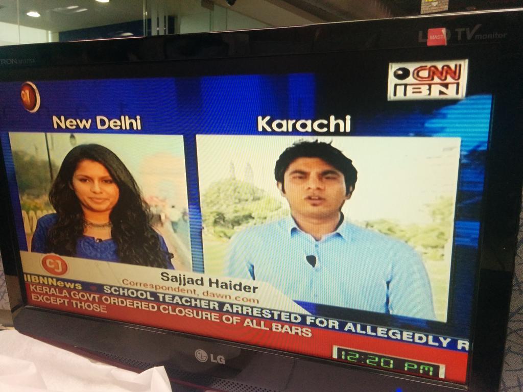 kamalasripada's tweet photo. After meeting @SajjadHaider1 at @ICFJ conference.We bring a #CrossBorderStory on Indo-Pak @ibncj @ibnlive @Dawn_News http://t.co/Tq124TCWQf