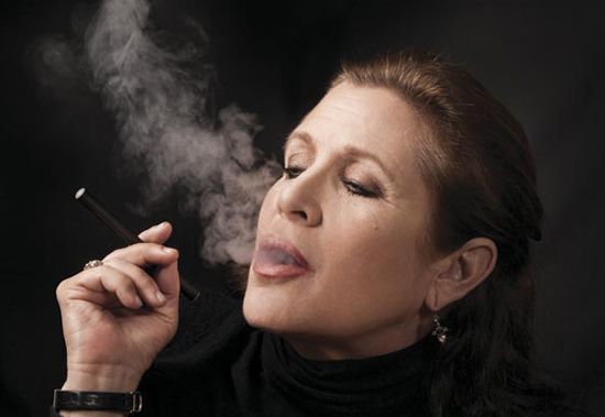 P_Vaper's tweet photo. May the #vape be with you @carrieffisher http://t.co/uy6isbTUgt