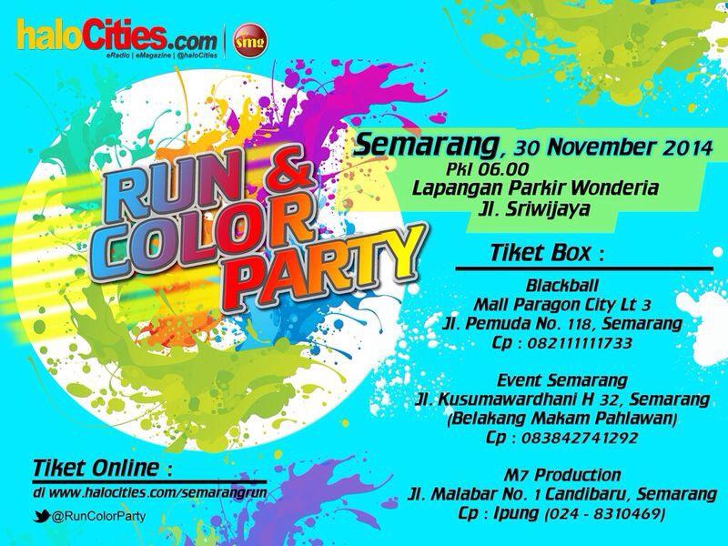 Ada 2 Tiket Gratis Semarang <a href="/RunColorParty/">Run Color Party</a> RT 1 kali saja utk mendapatkan, besok 21:00 diumumkan