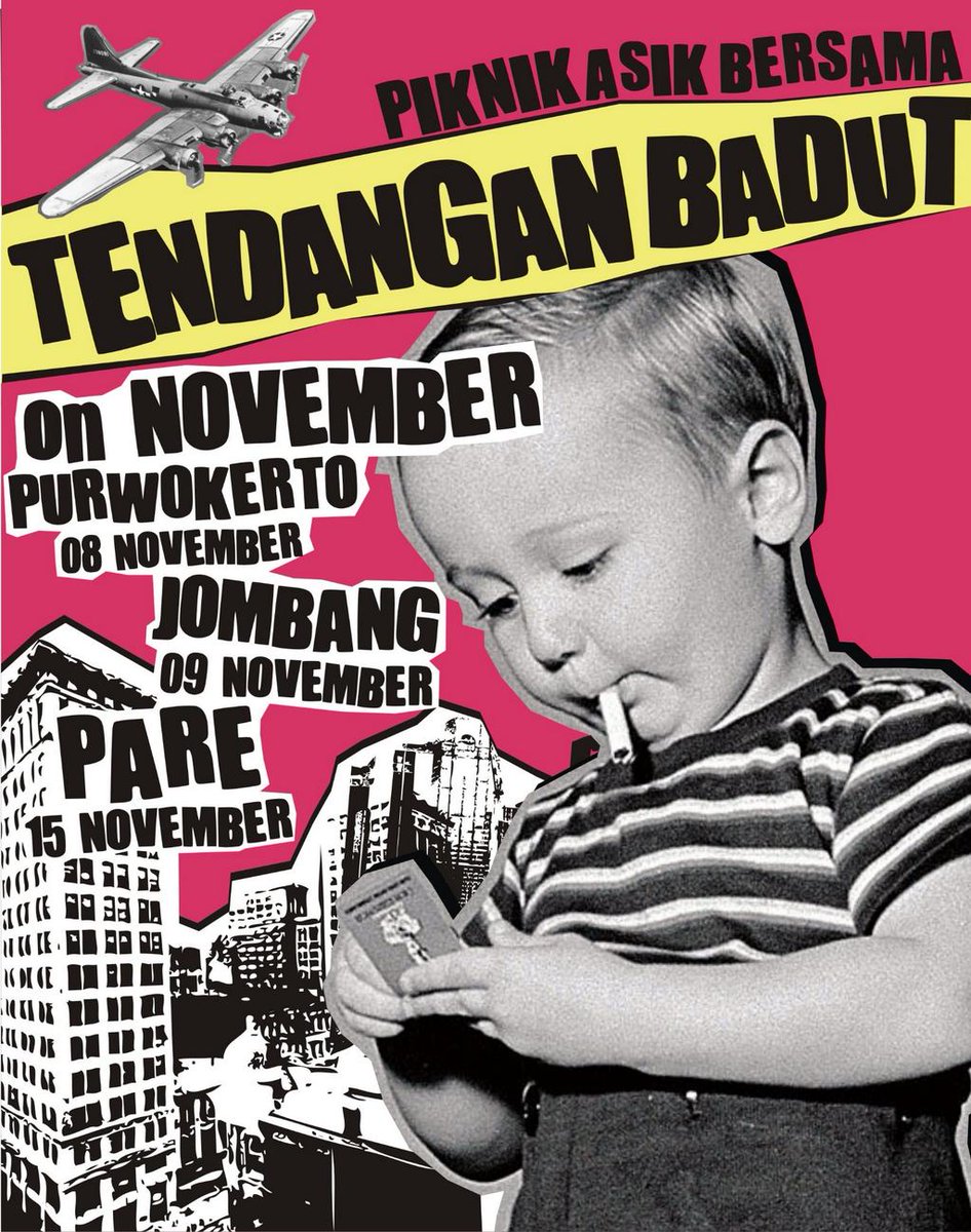 Band punk rock lawas kota solo <a href="/TendanganBadut_/">Tendangan Badut</a> akan hadir di 3 kota di bulan ini #UG