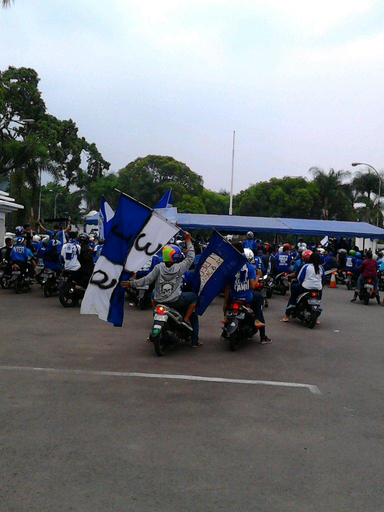Bobotoh Sumedang siap2 otw Gasibu #PersibJuara