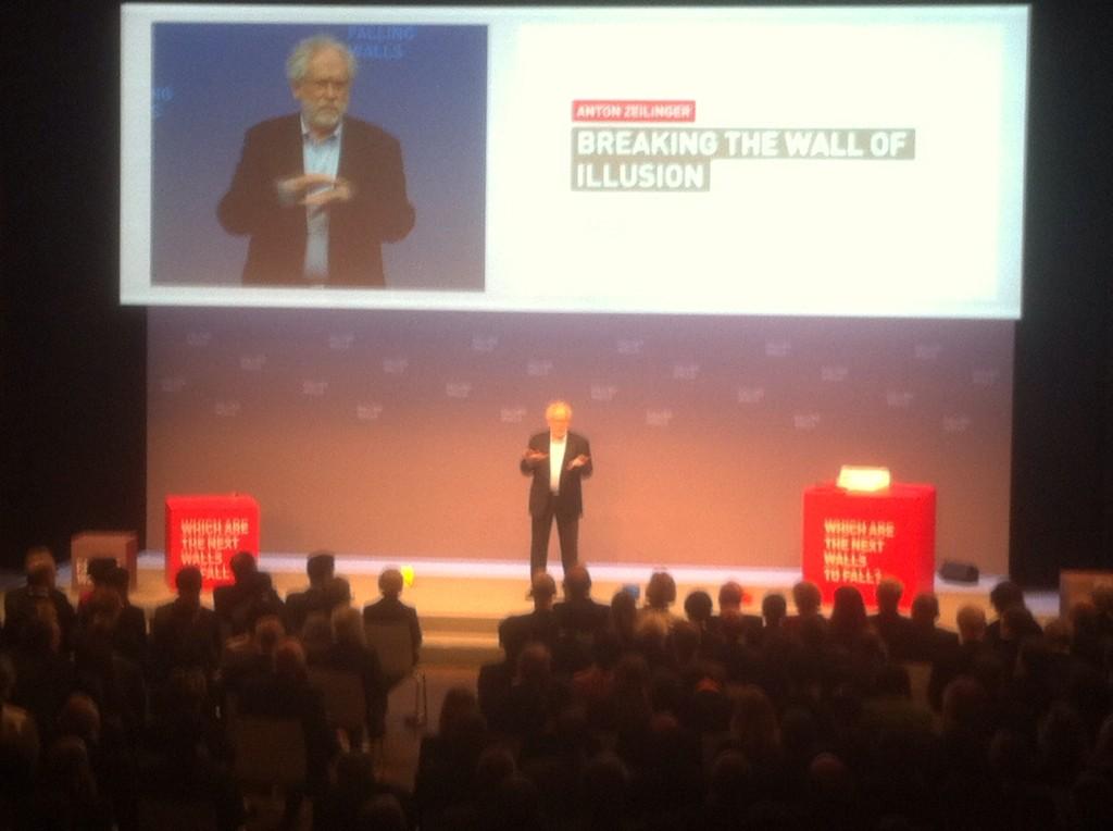 Falling Walls Conference- Illusionen mit Anton Zeilinger