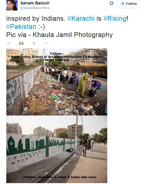 ExposeAAP's tweet image. Pakistan has understood the importance of cleanliness but #AntiModiBrigade makes mockery of #CleanIndia campaign