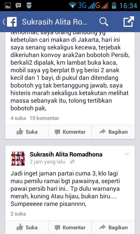 srdananjaya's tweet photo. kang @ridwankamil kakak saya dan anak2 nya di serang bobotoh.. mohon tindakannya #PersibJuara http://t.co/lk3EwIIyCr