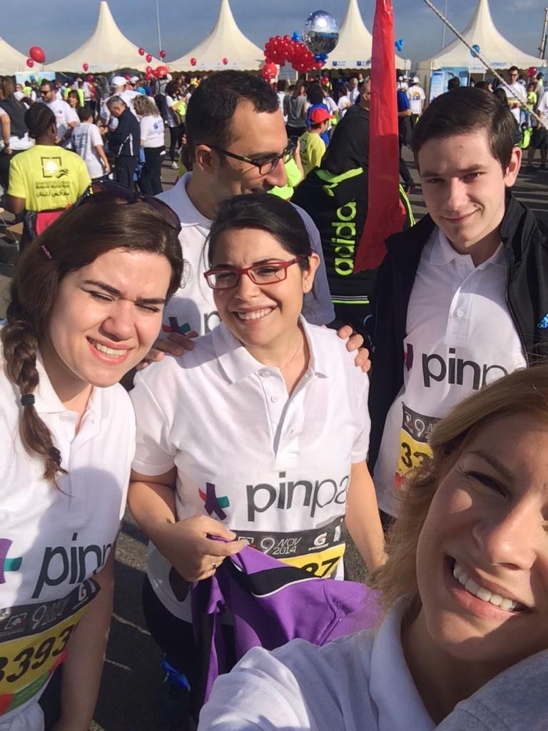 PinPaysal's tweet photo. PinPay team#BeirutMarathon2014 #BeirutMarathon #PinPay http://t.co/DVqQfVlEox