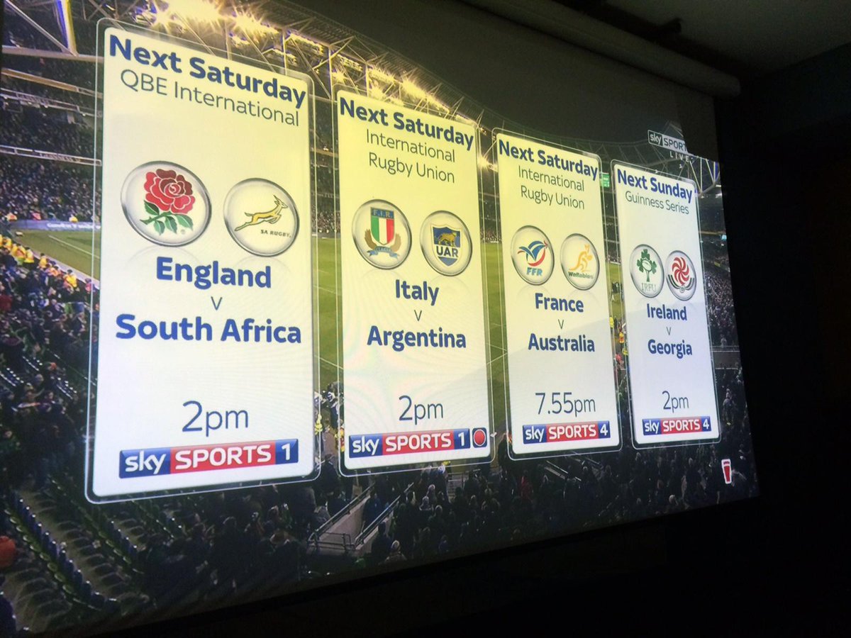 RagingBullLtd's tweet image. Can't get enough Rugby? Here are next Saturday's line up with times. Not to be missed! #rugbyunion #bringit #November