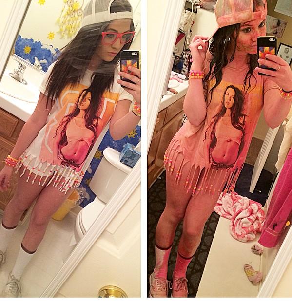 Alyssainskip's tweet photo. You could say I went hard in the paint.. LIC before and after #frontrowswag http://t.co/jhSzDzwe6t