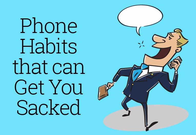 #PhoneHabits that can get you in trouble at work. Read here buff.ly/1xbqQI2