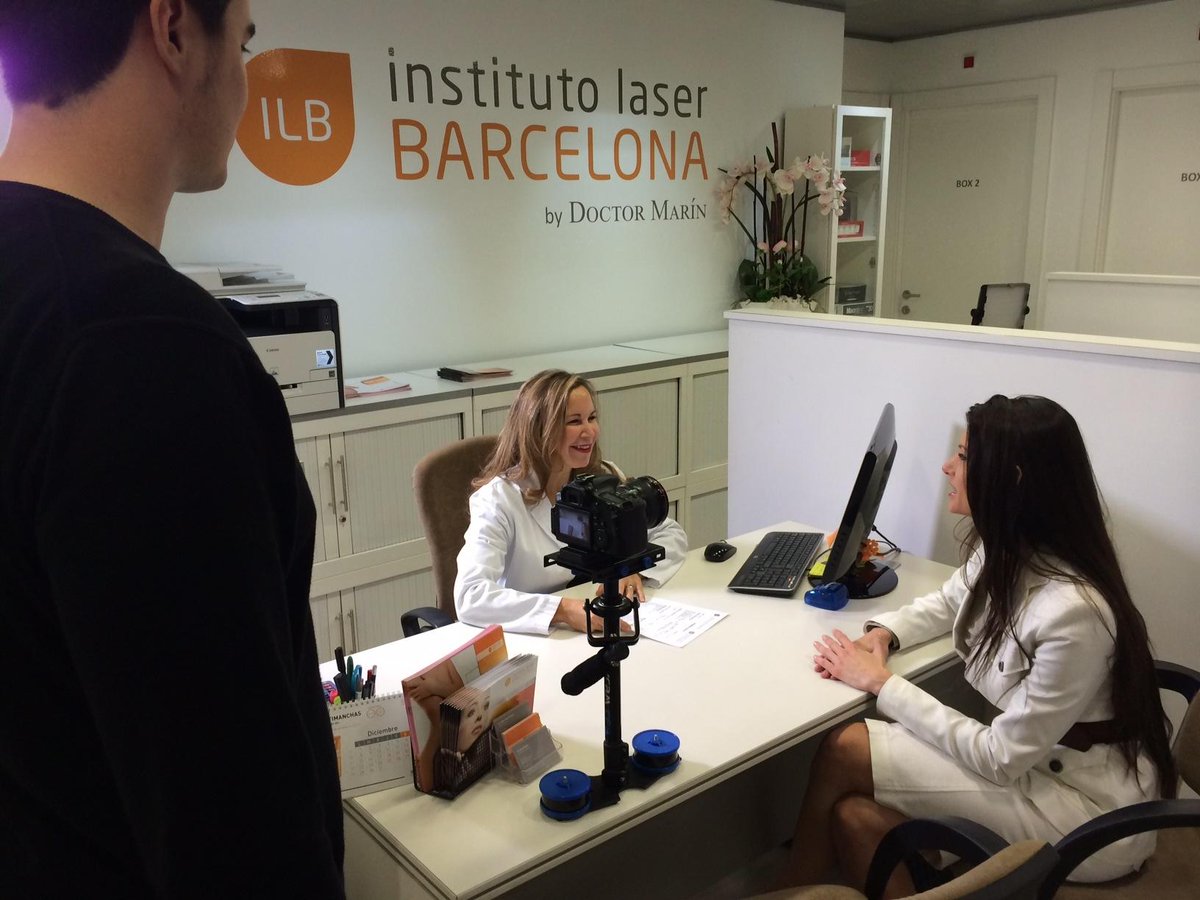 Making-of reportaje Instituto Láser Barcelona by Doctor Marín