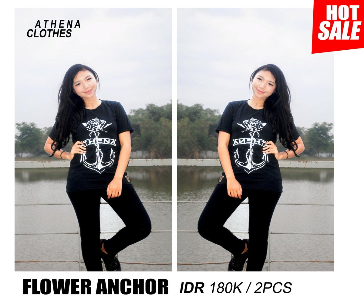 #NewArrival #AthenaClothes Flower Anchor - IDR 75.000 | Size M Order 0897 - 9185 - 330 // 51451245AD8