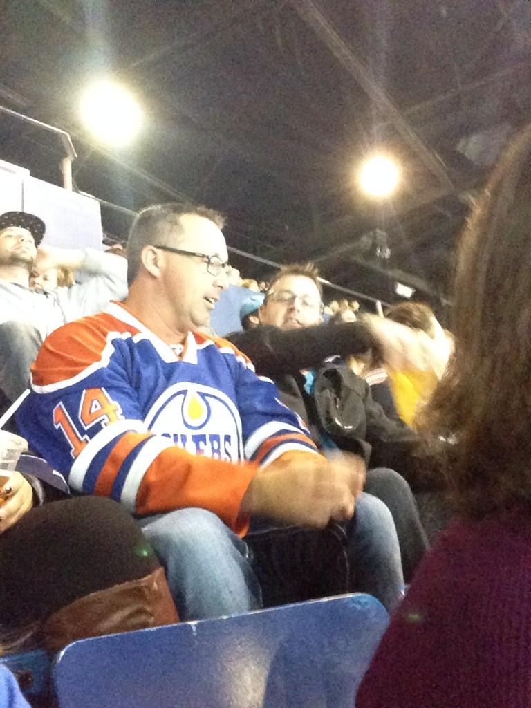 AlleyDalley's tweet photo. These two dicks have been making fun of me all game. Just said they would pour beer on me. Cool guys. http://t.co/916IIcICV6