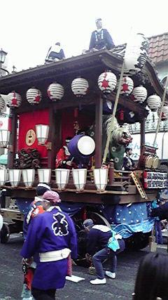 飯能まつりなう。
仕事でなく来たのは10年近くこっちにいて初めて(>_<)