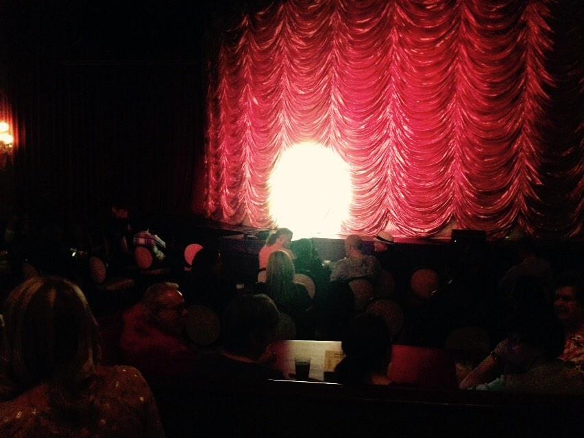 Mimitoliver's tweet photo. Curtain about to go up @PlazaLasVegas. Can't wait to pour heart &amp; soul into last show of current run! http://t.co/pH3dT5X7j0