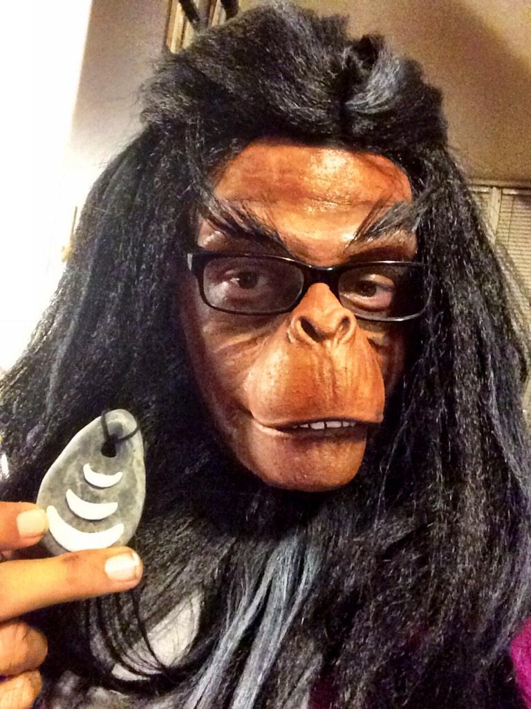 queenygirlee's tweet photo. @kwmurphy Check out this costume that @eltoozero and I put together. #mst3k #ProfessorBobo http://t.co/SYTbhyHYnt