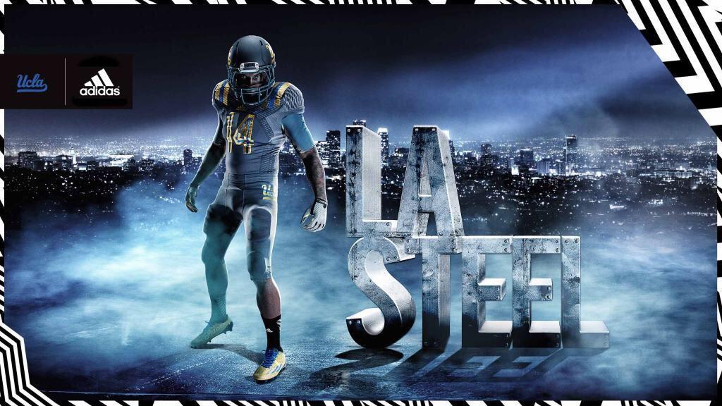adidasFballUS's tweet photo. Look good. Feel good. Win fast.

@UCLAFootball put on a show tonight in their #LASteel uniforms.

#teamadidas http://t.co/kvNAo2Tpc2