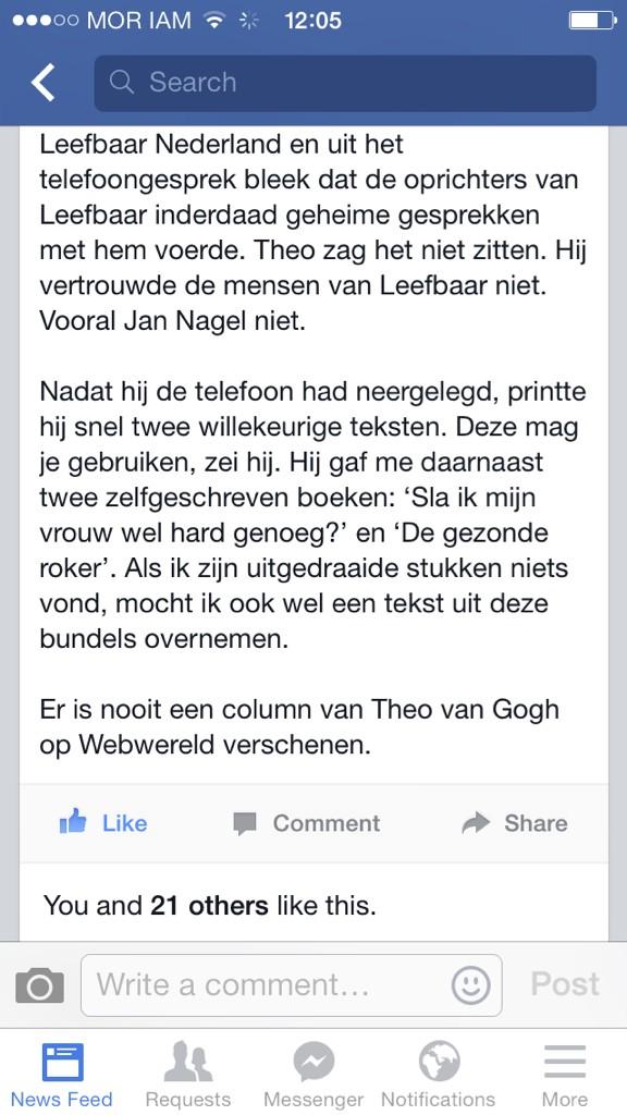 obk's tweet photo. Van alle Theo van Gogh-verhalen is deze van @rohy mijn favoriet http://t.co/GPE91igS3y