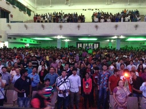 Another view of BITS Pilani audience. All budding engineers determined to take India in their own hands!