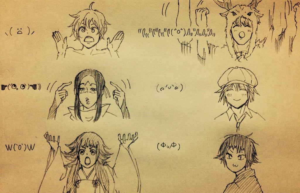 #フォロワーさんから来た顔文字をうちの子で表現 
意外と難しいものね!ありがとう〜
@cali__ma @tubakizaka @Tem_Ten_ @sru_sk_ @bs_8na @In1016 