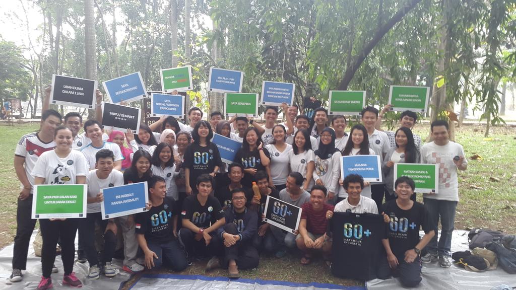 Selamat datang di keluarga Earth Hour Tangerang 🐼 #KumbangEHT