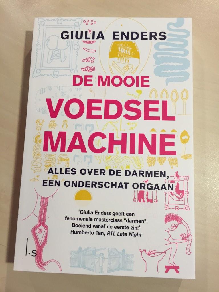 Taboedoorbrekend boek over #darmen #DeMooieVoedselmachine van #GiuliaEnders