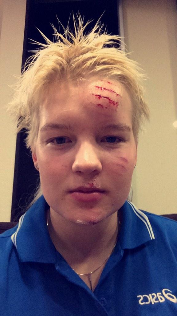 Salibandy on joskus vaarallista.. #salibandy #leijona #tattiotsa #adidas #kolmeraitaa