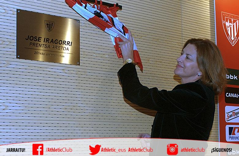 ElDesmarque_BZK's tweet photo. ¡Orgullo del periodismo! RT @AthleticClub: La sala de prensa de San Mamés se denomina ya José Iragorri prentsa aretoa http://t.co/ogB9NYDz8G