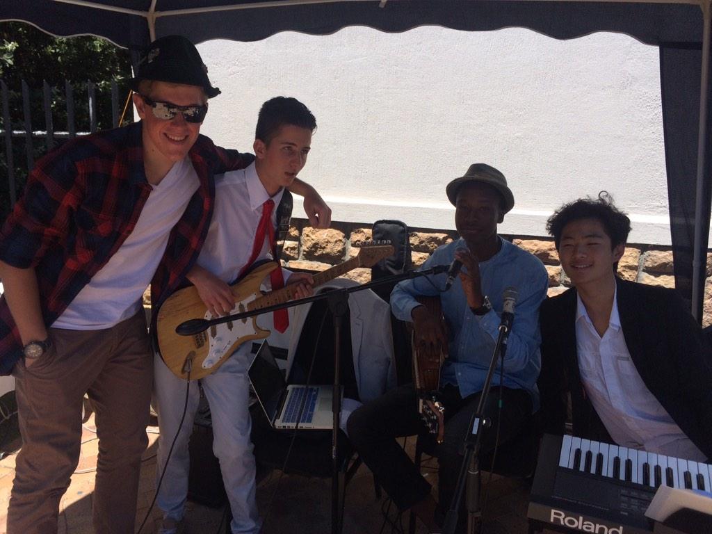 ParklandsTweet's tweet photo. Parklands College musicians and sound engineers entertaining visitors at the @AtlanticBeachCC Leisure Centre Market. http://t.co/x2O9RR3lrw