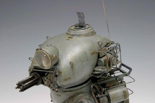 SF3D_Mak's tweet photo. クレーテ②:強固な複合装甲に15mmバルカン砲を備え高性能では無いが必要充分の偵察用電子兵装を搭載。ノイスポッターよりも製造単価が低く整備性が良い事から多くの部隊で愛された。ノイスポッターが配備された後も後備兵器として活躍。 https://t.co/WCWd1Pxac5