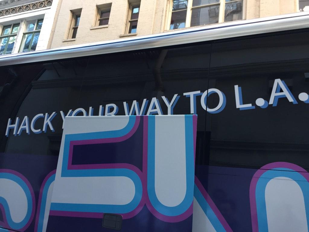 Yosun's tweet photo. #GDCNext #tapsense #microsoft Hackerbus #rofl http://t.co/ETC9o97LDA