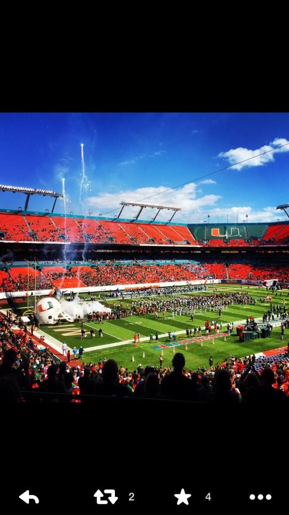 GridironStuds's tweet photo. Till this is changed, Canes fans won't  be taken seriously on Twitter. You want excellence but don't deliver it http://t.co/rul4dX3wXq