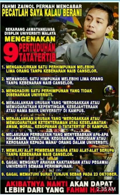 ghafar_isa's tweet photo. Tahniah Fahmi Zainol telajak perahu bolih ditarik trlajak kata badan binasa 9 tindakan menanti@fb http://t.co/xCJsQclpXG