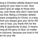 Photo by Christian Athletes (@IPlayForChrist)