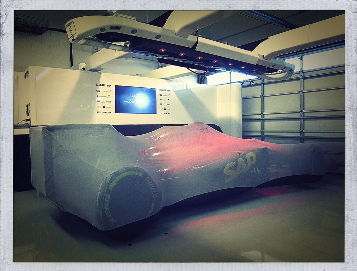 McLarenF1's tweet photo. Shhh! Don't wake our sleeping baby! #MP429 #USGP http://t.co/swF9BMXnLW