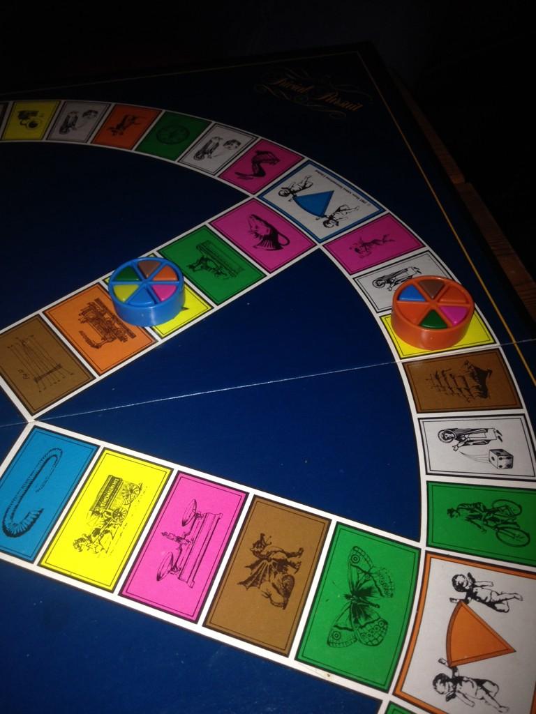 GleesonRose's tweet photo. @philscully  I think you mean Trivial Pursuit... http://t.co/bpqFoPaiBV